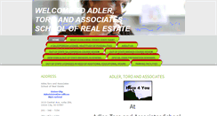 Desktop Screenshot of adlertoroandassociates.com