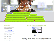 Tablet Screenshot of adlertoroandassociates.com